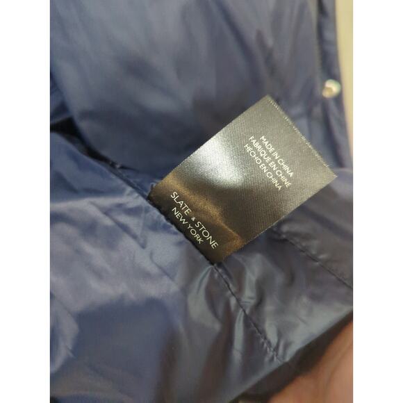 Slate & Stone Navy Ripstop Down Jacket - Picture 6 of 7